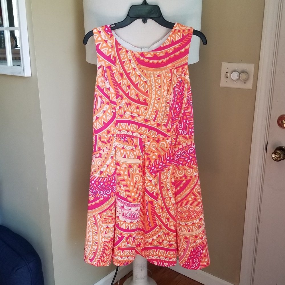 Sandra Darren Paisley Print Summer Dress